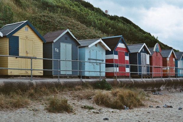Beach Huts.